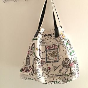 Brighten happy holidays tote bag